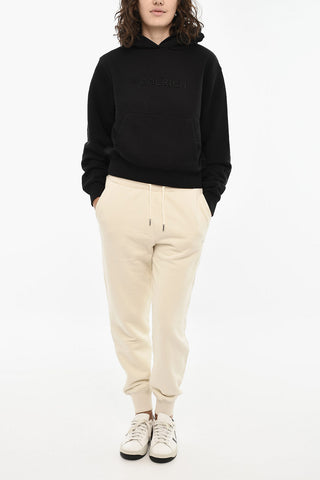 Jogger Aus Baumwollfleece Mit Seitlichem Logo