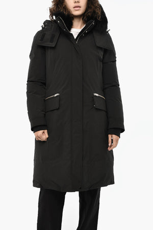Nylon Daunenjacke MAHAN mit abnehmbarer Kapuze
