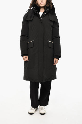 Nylon Puffer MAHAN with Removable Hood