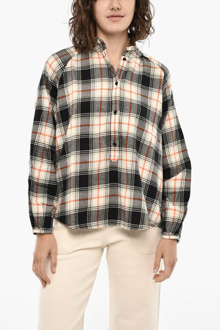 Camicia a Quadri Plaid in cotone