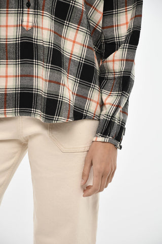 Camicia a Quadri Plaid in cotone