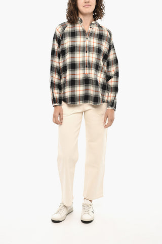 Camicia a Quadri Plaid in cotone