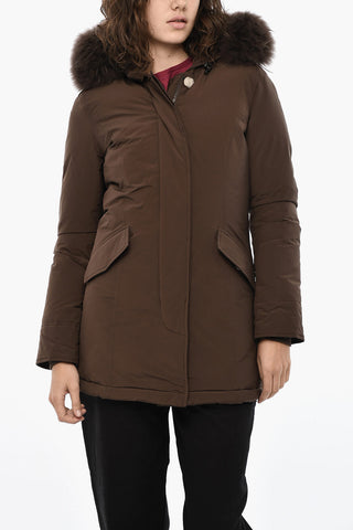 Solid Color LUXURY Down Jacket with Hidden Closure