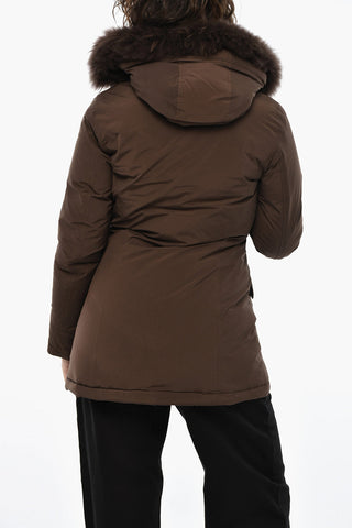 Solid Color LUXURY Down Jacket with Hidden Closure