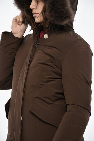 Solid Color LUXURY Down Jacket with Hidden Closure