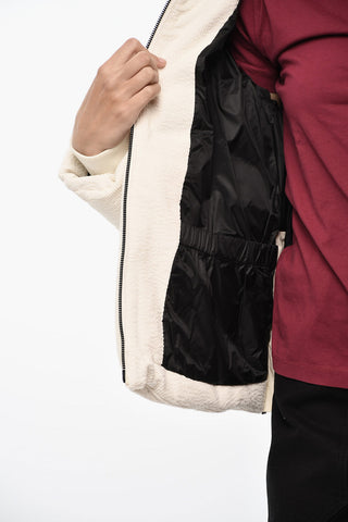 Corduroy MINEHART Down Jacket with Logo Buttons