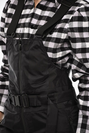 Gepolsterter Skioverall SHELTER im Ton-in-Ton-Karo