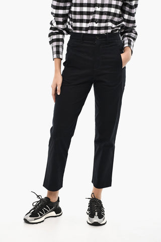 Twill Chino Trousers with Regular Waist