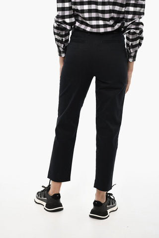 Twill Chino Trousers with Regular Waist