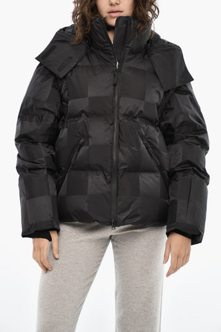 Ton on Ton Check SHELTER Down Jacket with Hood
