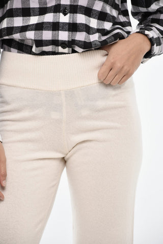 Pantaloni Palazzo in Lana e Cashmere