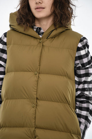 Maxi Piumino ELLIS Senza Mnaiche con Cappuccio