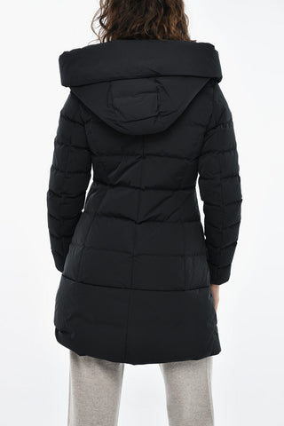 Uni-gesteppte Daunenjacke PUFFY PRESCOTT mit Kapuze
