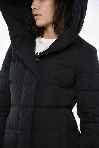 Uni-gesteppte Daunenjacke PUFFY PRESCOTT mit Kapuze