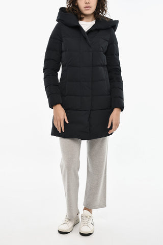 Uni-gesteppte Daunenjacke PUFFY PRESCOTT mit Kapuze