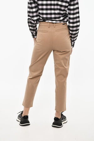 Pantaloni Chino in Twill a Vita Regolare
