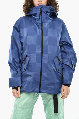 Nylon Jacket SHELTER with Tone-on-Tone Check