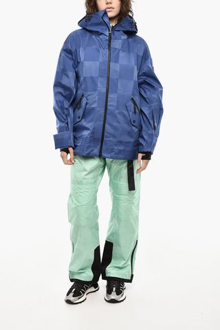 Nylon Jacket SHELTER with Tone-on-Tone Check