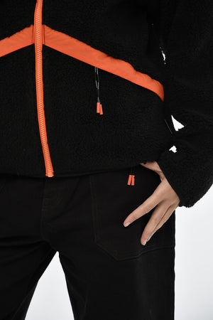 Reversible Fleece Jacket with Zip
