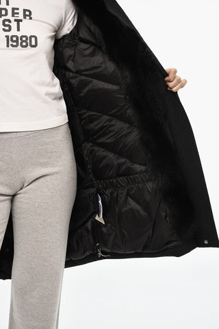Solid Color MILITARY Down Jacket with Maxi Pockets