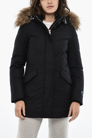 순모 다운 재킷 LUXE ARCTIC 퍼 장식