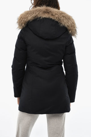 순모 다운 재킷 LUXE ARCTIC 퍼 장식