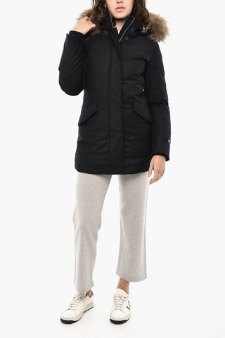 순모 다운 재킷 LUXE ARCTIC 퍼 장식