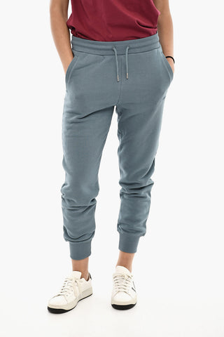 Jogger Aus Baumwollfleece Mit Seitlichem Logo
