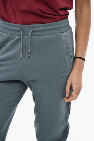 Jogger Aus Baumwollfleece Mit Seitlichem Logo