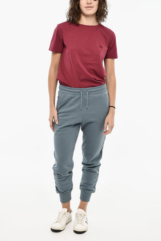 Jogger Aus Baumwollfleece Mit Seitlichem Logo