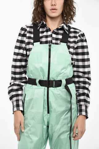 Ski Overalls SHELTER Padded in Tone-on-Tone Checks