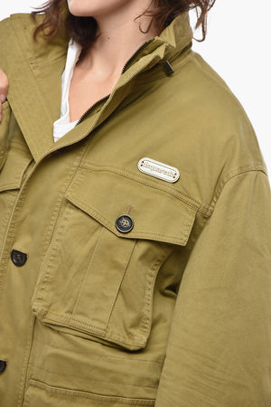 Gepolsterter Parka AMERICANA mit abnehmbarer Kapuze