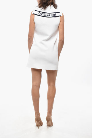 Elasticized Minidress STAR with Half Zip