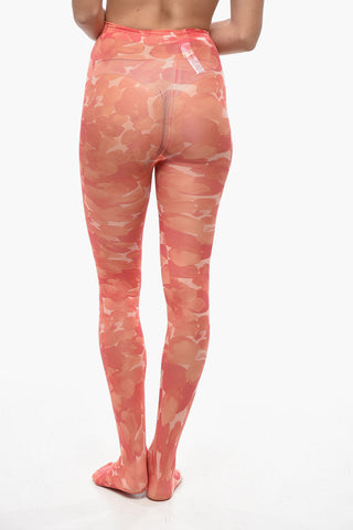 All-Over Floral Pattern Tights