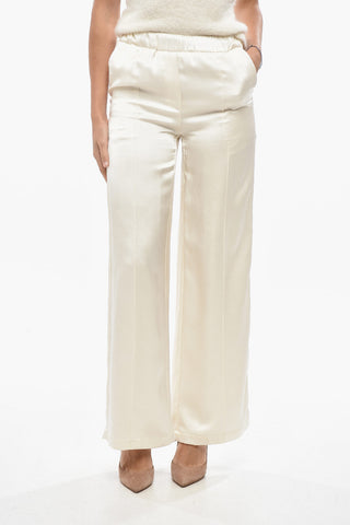 Pantaloni Palazzo PYJAMA in Satin di Seta