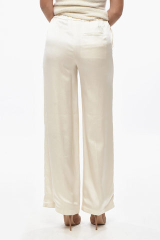 Pantaloni Palazzo PYJAMA in Satin di Seta