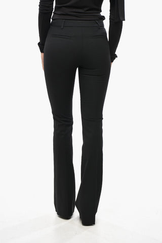 Bootcut-Hose ANN aus Wollmischung