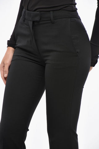 Bootcut-Hose ANN aus Wollmischung