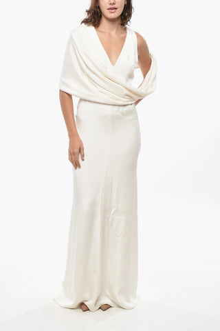 Silk Satin Mermaid Dress DINDI with Matching Stole
