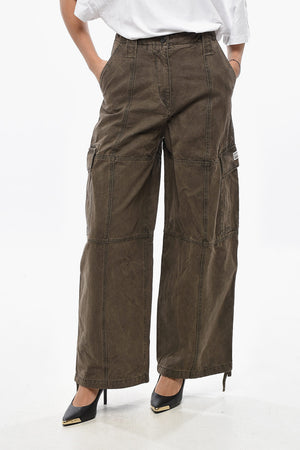 Tie-Dye Effect Cargo Pants