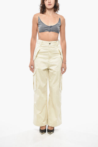 Faded Effect Bralette Top with Invisible Straps and Open Back