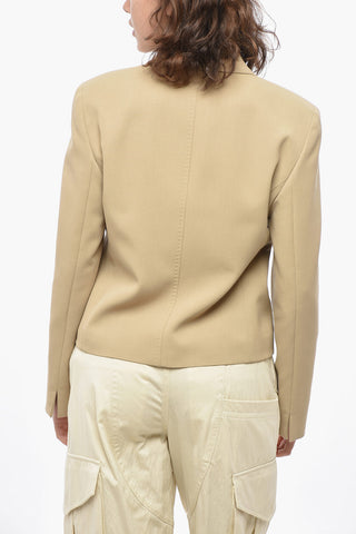 STUDIO Slim Fit Blazer CACAO with Patch Pockets