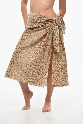 Animal Patterned Lightweight Cotton TRIOMPHE Sarong