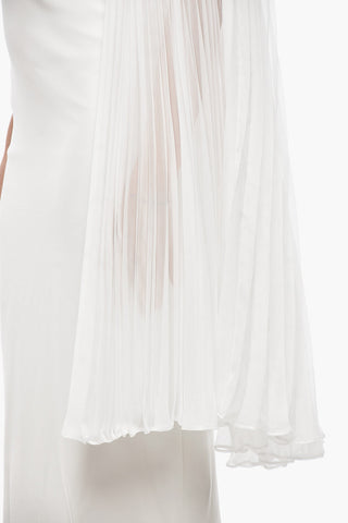 One-Shoulder Mermaid Dress LORENA with Pleated Detail
