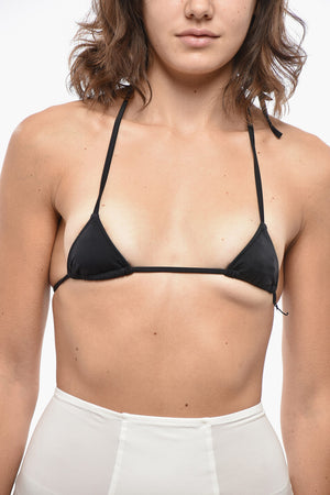 Micro Top Bikini a Triangolo in Tinta Unita
