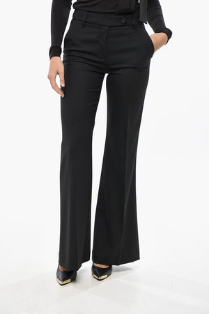 Wool Blend Twill 4-Pocket Trousers BIANCA