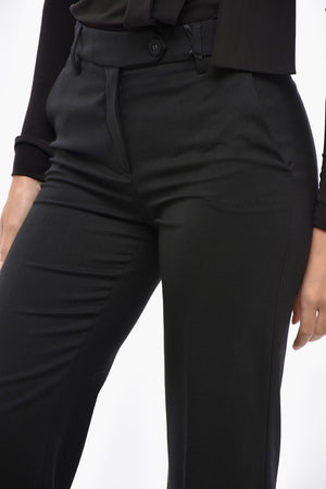 Wool Blend Twill 4-Pocket Trousers BIANCA