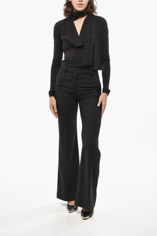 4-Taschen-Hose BIANCA aus Wollmisch-Twill