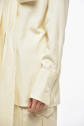 Silk Tie-Neck Blouse FOULARD