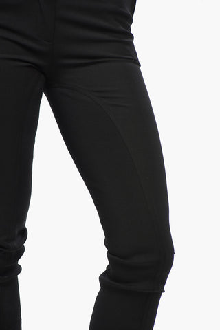 Wool Blend AMY Skinny Fit Pants with Ankle Zips